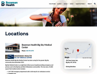 bigskymedicalcenter.org screenshot