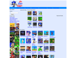 bigsonicgames.com screenshot