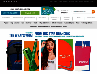 bigstarbranding.com screenshot