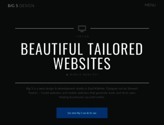 bigswebdesign.co.uk screenshot