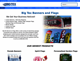 bigtexbanners.com screenshot
