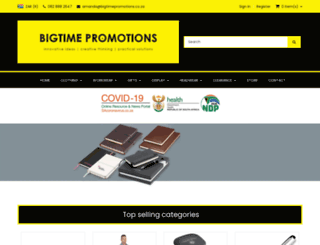 bigtimepromotions.co.za screenshot