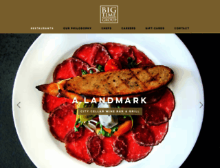 bigtimerestaurants.com screenshot