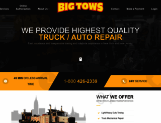bigtowsinc.com screenshot
