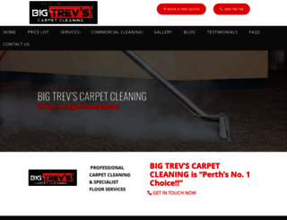 bigtrevscarpetcleaning.com.au screenshot
