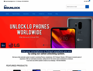 bigunlock.com screenshot