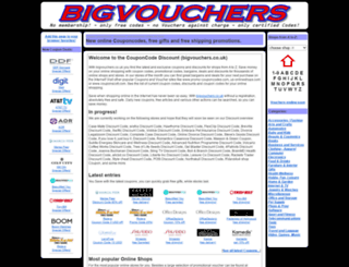 bigvouchers.co.uk screenshot