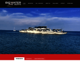 bigwaterboatbroker.com screenshot