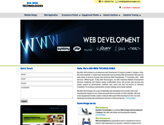 bigwebtechnologies.com screenshot