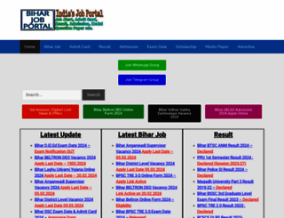 biharjobportal.com screenshot