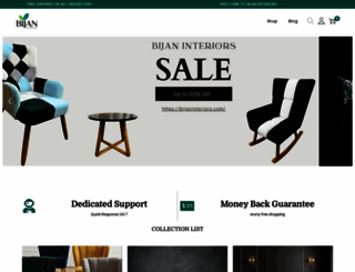 bijaninteriors.com screenshot