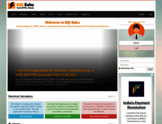 bijlibabu.com screenshot