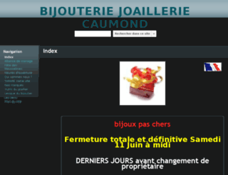 bijouteriecaumond.com screenshot