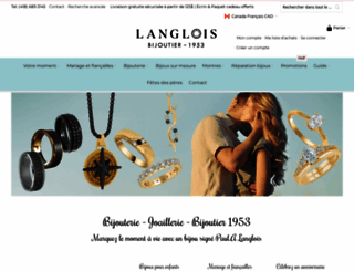 bijouterielanglois.com screenshot