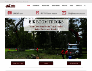 bikboomtrucks.com screenshot