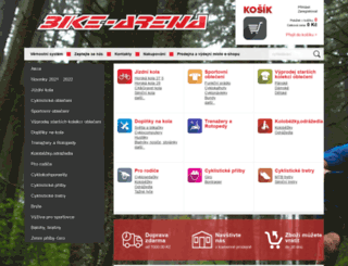 bike-arena.cz screenshot