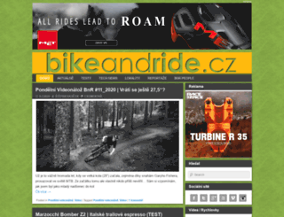 bikeandride.cz screenshot