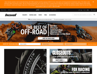 bikebandit.com screenshot