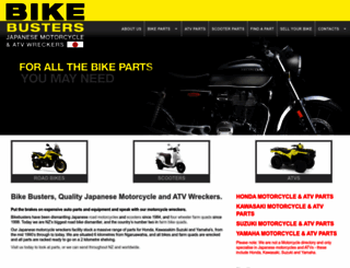 bikebusters.co.nz screenshot