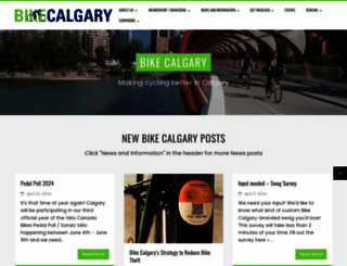 bikecalgary.org screenshot