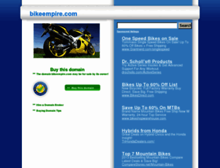 bikeempire.com screenshot