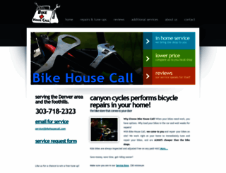 bikehousecall.com screenshot