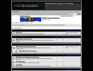 bikelightreviewforum.forumotion.com screenshot