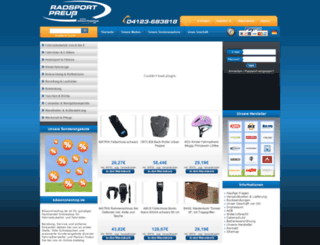 bikeonlineshop.de screenshot