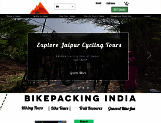 bikepackingindia.com screenshot