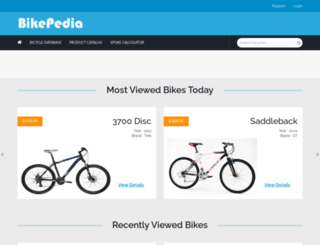 bikepedia.com screenshot