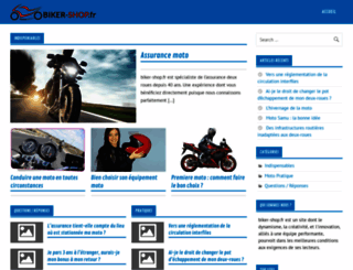 biker-shop.fr screenshot