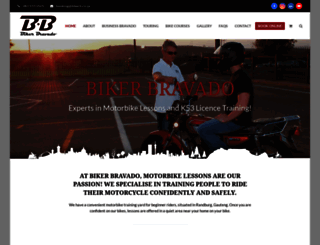 bikerbravado.co.za screenshot