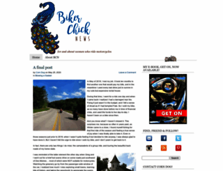 bikerchicknews.com screenshot
