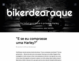 bikerdearaque.wordpress.com screenshot