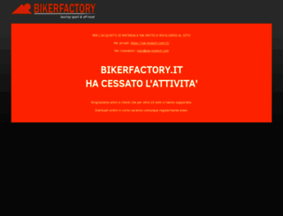 bikerfactory.it screenshot