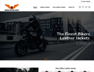 bikersleatherjacket.com screenshot