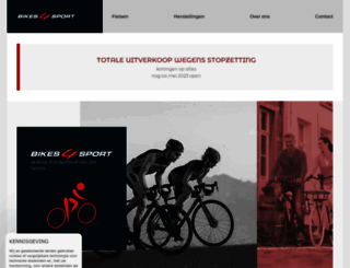 bikes4sport.be screenshot