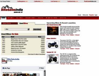 bikesalesindia.com screenshot