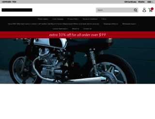 bikeseatfactory.com screenshot
