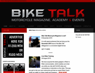 biketalk.co.za screenshot
