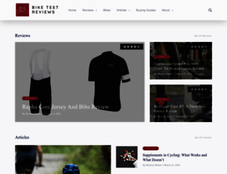 biketestreviews.com screenshot