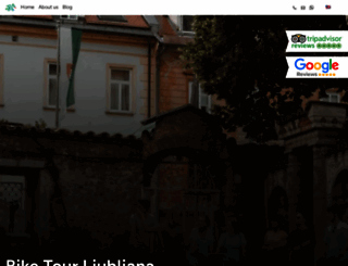 biketourljubljana.com screenshot