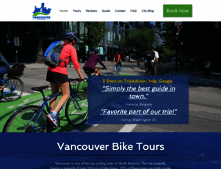 biketourvancouver.com screenshot