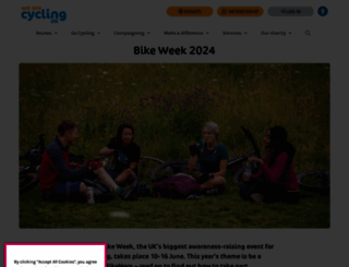 bikeweek.org.uk screenshot
