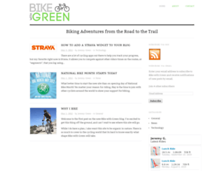 bikewithgreen.com screenshot