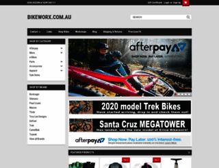 bikeworx.com.au screenshot
