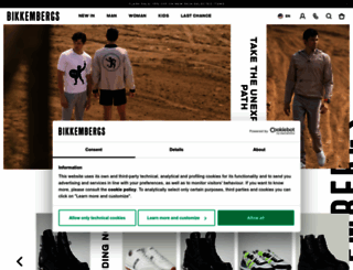 bikkembergs.com screenshot