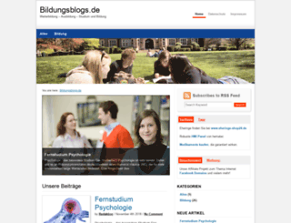 bildungsblogs.de screenshot