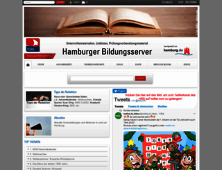 bildungsserver.hamburg.de screenshot