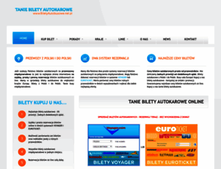 biletyautobusowe.net.pl screenshot